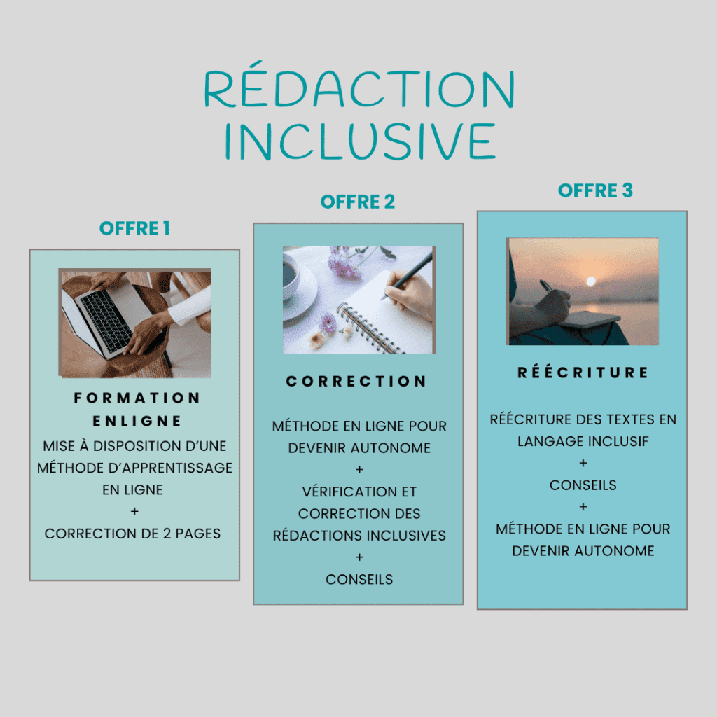 EN SAVOIR PLUS SUR LES OFFRES DE RÉDACTION INCLUSIVE